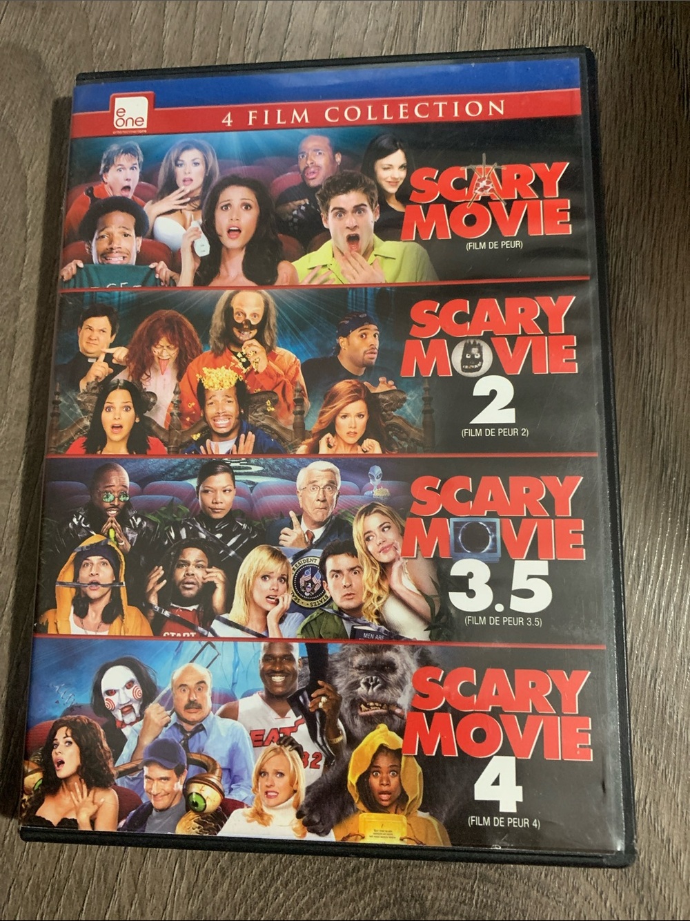 Scary Movie 4-Film Collection DVD - Black Case